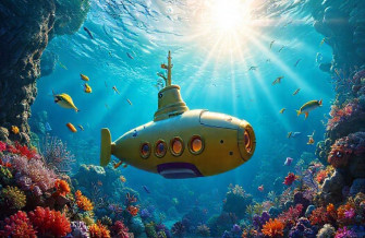 Disney Nautilus Submarine Wallpaper