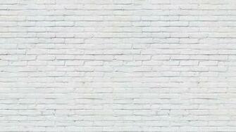 White Brick Wall Printable Texture Faux Wallpaper