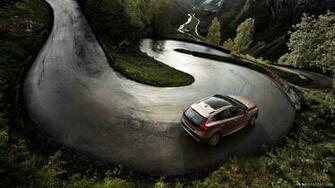 V40 Cross Country Curving Road HD Wallpaper IHD