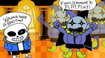 If Jevil Meets Sans Deltarune