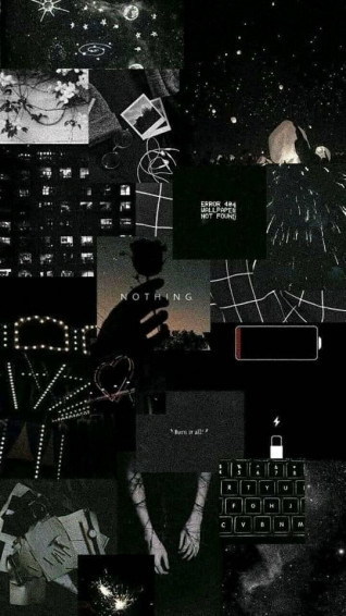Girl Wallpaper Black