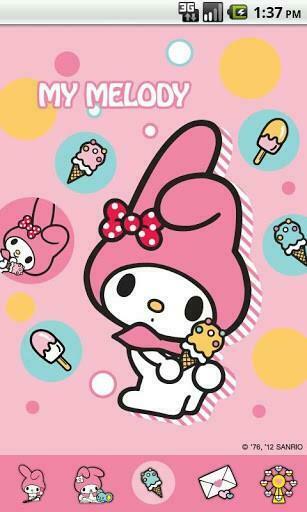 Free download My Melody in Basket Theme App para Android [307x512] for ...