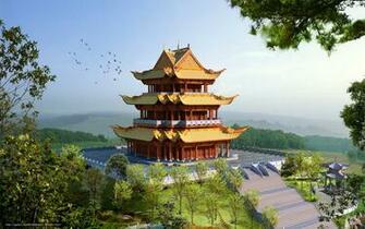 Wallpaper Japan Castle Pagoda Stairs Desktop