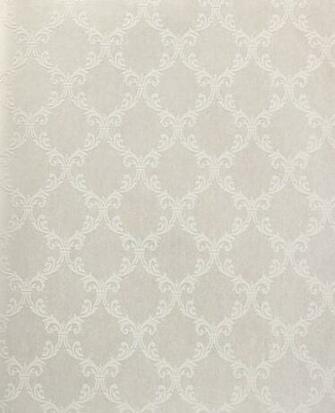 Wallpaper Metallic White Traditional By