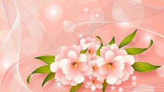 Peach Flowers Wallpaper HD Pictures One