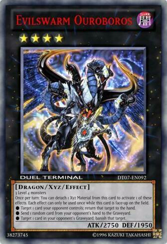 Evilswarm Ouroboros With Image Yugioh Monster Cards