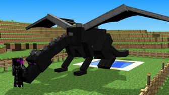 Minecraft Ender Dragon Papercraft