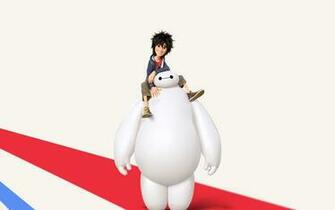 Baymax And Hiro In Big Hero Widescreen Wallpaper