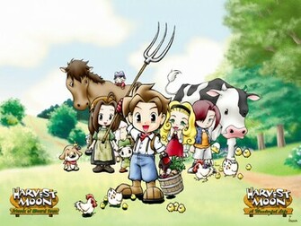 Harvest Moon Wallpaper Harvestmoon