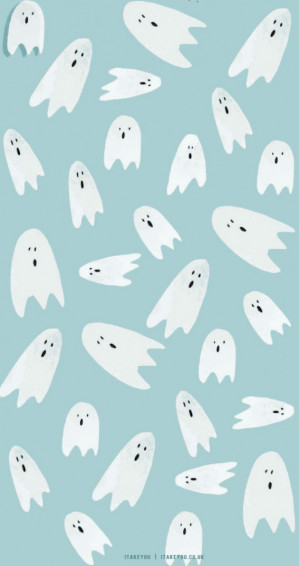 Preppy Halloween Wallpaper Ideas Floating Ghosts I Take You
