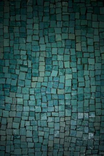 Aqua Tiles iPhone Wallpaper