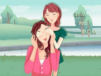 Cartoon Wallpaper About Mother S Day