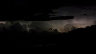 Distant Thunderstorm Desktop Wallpaper
