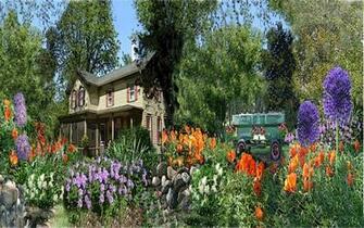 Country Garden Wallpaper