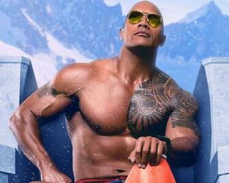 Baywatch Dwayne Johnson Wallpaper HD