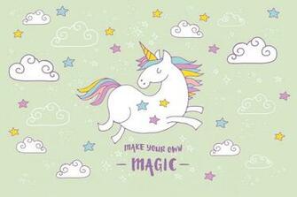 In Love With This Super Cute Unicorn Wallpaper Konfigurierbares