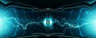 Windows Blue Light Beam Plasma Wallpaper Background Dual