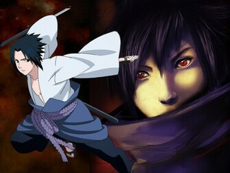 Sasuke Part With Samurai Cool Wallpaper