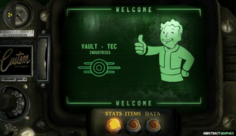 The Custom Pip Boy Welcome Screen Fallout By Abbstractgraphics