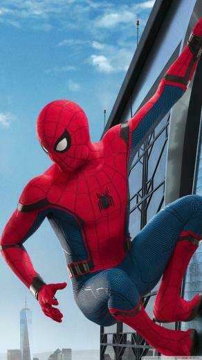 Smartphone Spider Man Homecoming Phone Wallpaper