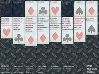 Scripture Solitaire Learning Bible Verses While You Play