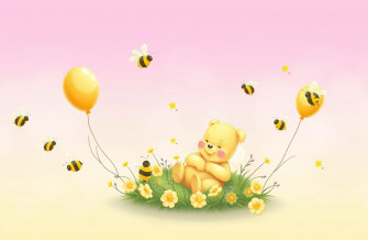 Baby Winnie The Pooh Wallpaper