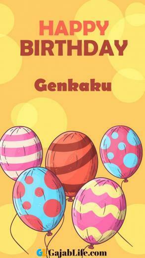 Genkaku BirtHDay Wish Image With Name March