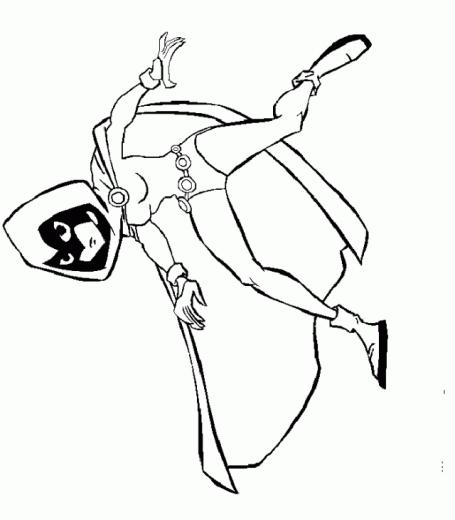 Teen Titans Coloring S For Kids Print And Color The Pictures
