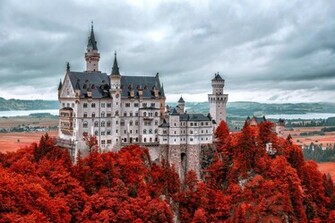 Castle Winter HD Wallpaper Background Neuschwanstein Car