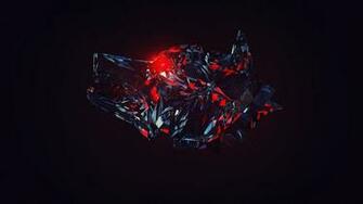 Abstract Wolf Wallpaper