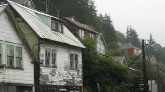 Ketchikan Houses Widescreen Wallpaper Eric Erbes