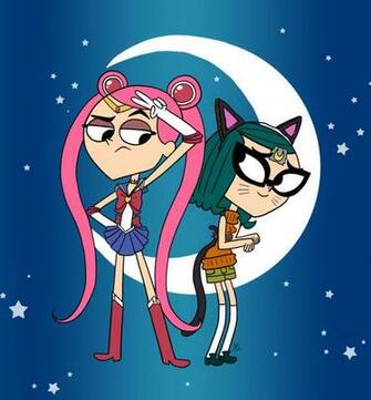 Trina Riffin Larawan Grojband Goes Sailor Moon HD Wolpeyper And