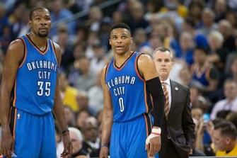 Kevin Durant And Russell Westbrook Wallpaper