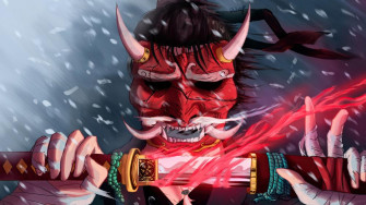Cool Japanese Samurai Backiee