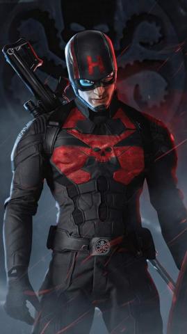 Captain Hydra iPhone Wallpaper