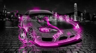 Nissan Silvia S15 Jdm Pink Fire Crystal Car HD Wallpaper By Tony
