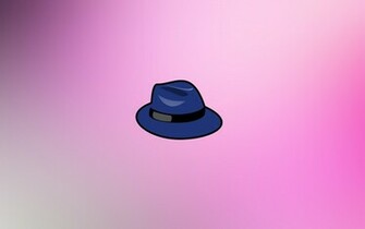 Fedora Blue Hat Wallpaper Stock Photos