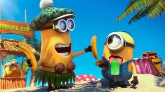 Despicable Me Minions Banana Wallpaper
