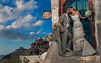 Santorini Wedding Of Setareh And Farshid