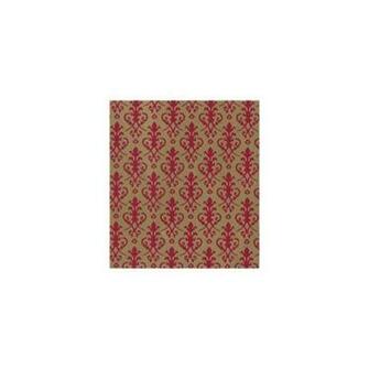 Victorian Dolls House Wallpaper Red On Gold From Bromley