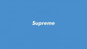 Blue Supreme Wallpaper On