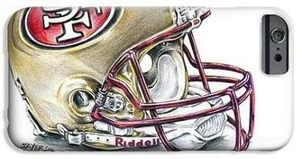 San Francisco 49ers Helmet iPhone Case Cover By