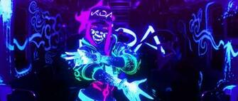 K Da Music Video 3k Wallpaper Akali In Manga Anime