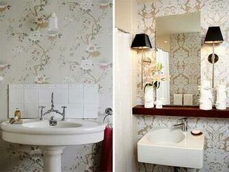 Bathroom Wallpaper Murals Designs Ideas Picture