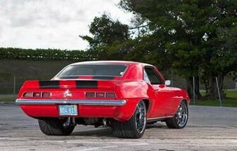 Camaro Z Red Muscle Car Chevrolet Pictures