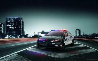 Ford Police Interceptor Wallpaper HD Car