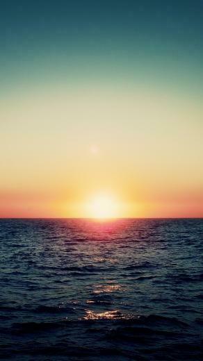 Ocean Sunset iPhone 5s Wallpaper iPad