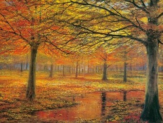 Breathtaking S Autumn Day By Peter Ellenshaw Drawing Painting
