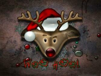 Christmas Computer Wallpaper Reindeer