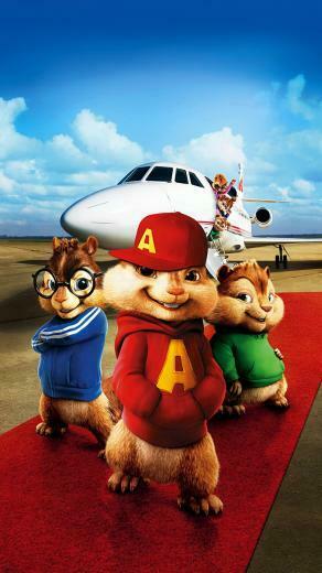 Alvin And The Chipmunks Squeakquel Phone Wallpaper